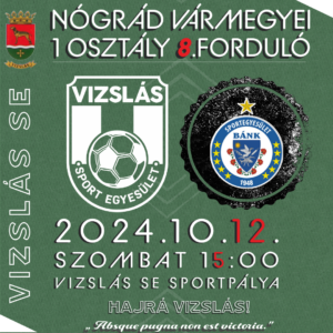 Read more about the article 🆚 NVM1.o 8f. Vizslás SE- – Bánk Dalnoki Duse